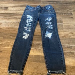 American Eagle Ne(x)t level distressed Jeans Sz 2